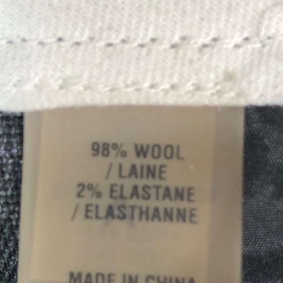 Elie Tahari Cuffed Wide Leg Wool Pants Size 8 K06 - Picture 4 of 7